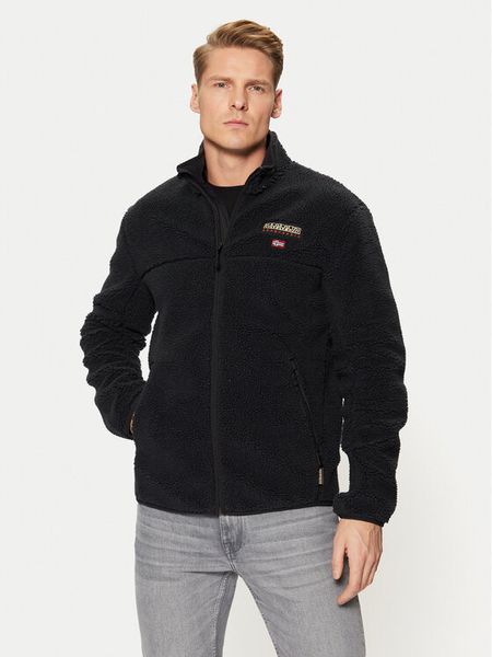 Napapijri Polar Tynik NP0A4IA9 Czarny Regular Fit. Czarne bluzy z polaru męskie Napapijri, m, bez wzorów, z polaru, bez ramiączek, bez kaptura. Za 499.99 zł.