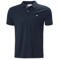 Polo Helly Hansen Elba Fitted. Niebieskie koszulki polo męskie Helly Hansen, m, bez wzorów, bez kołnierzyka, bez ramiączek. Za 299.50 zł.