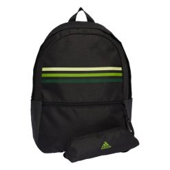 Plecak Classic Horizontal 3-Stripes. Czarne plecaki męskie ADIDAS, bez wzorów, z materiału. Za 109.00 zł.