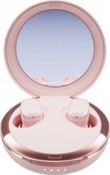 Słuchawki Tura Scandinavia AB Happy Plugs Adore - bezprzewodowe słuchawki douszne z lusterkiem w etui (pink). Różowe słuchawki bluetooth Tura Scandinavia AB. Za 169.00 zł.