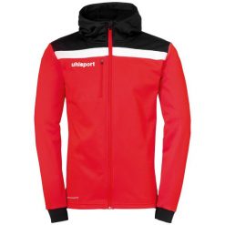 Kurtka Uhlsport Offense 23. Czerwone kurtki męskie Uhlsport, xl, bez wzorów, z polaru, sportowe, bez ramiączek, z kapturem. W wyprzedaży za 241.50 zł.