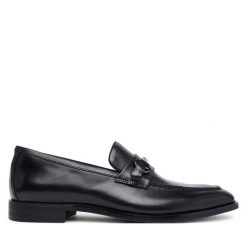 Półbuty Aldo. Czarne eleganckie półbuty męskie Aldo, wizytowe, bez obcasa, bez zapięcia. Za 479.99 zł.