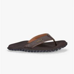 Japonki Gumbies Vegovert Flip-Flops. Brązowe klapki i japonki męskie Gumbies, bez wzorów. Za 98.99 zł.