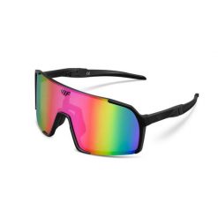 Uniwersalne sportowe okulary przeciwsłoneczne z polaryzacją VIF One Black. Czarne okulary przeciwsłoneczne męskie VIF, bez wzorów, sportowe. Za 269.00 zł.