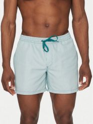 Quiksilver Szorty kąpielowe EQYJV04101 Zielony Regular Fit. Zielone kąpielówki męskie Quiksilver, bez wzorów, z syntetyku. Za 109.99 zł.