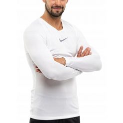 Koszulka Termoaktywna Mężczyzna Nike Długi Rękaw Longsleeve Dry Park roz. XXL. Czerwone bielizna termoaktywna męska Nike, m, bez wzorów, z materiału, bez ramiączek, na fitness i siłownię, dri-fit (nike). Za 85.00 zł.