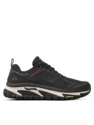 Skechers Trekkingi Recon 237333/BLK Czarny. Czarne buty trekkingowe męskie Skechers, bez wzorów, ze skóry, bez zapięcia, trekkingowe. Za 379.99 zł.