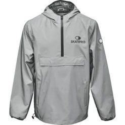 Odzież Outdoor unisex SkatePro Reflective Anorak - 158-164 - Reflective. Szara kurtki outdoor męskie SKATEPRO, bez wzorów, bez kaptura, outdoorowe. W wyprzedaży za 262.99 zł.