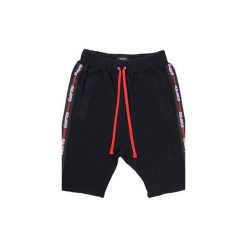 Majors tape shorts. Czarne szorty męskie Majors, z nadrukiem, z gumy. Za 130.00 zł.
