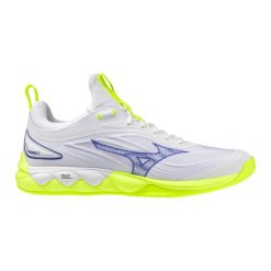 Buty halowe Mizuno Wave Luminous. Białe buty do biegania męskie Mizuno, bez wzorów, bez zapięcia, do biegania, mizuno wave. Za 672.00 zł.