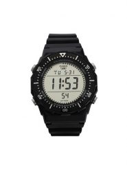 Casio Zegarek Sport AE-1700H-1AVEF Czarny. Czarne, cyfrowe zegarki męskie Casio, z syntetyku. Za 249.99 zł.