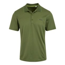 Męska Koszulka Polo Maverik V. Brązowe koszulki polo męskie Regatta, m, bez wzorów, bez kołnierzyka, bez ramiączek. Za 44.99 zł.