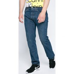 Levi's - Jeansy 501. Brązowe jeansy męskie Levi's, z bawełny. W wyprzedaży za 299.90 zł.