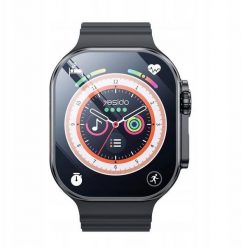 Yesido IO24 Smartwatch BT5.0 +NFC 200mAh IPX4 (w zestawie 2 paski) BLACK / CZARNY. Czarne zegarki smartwatch GepardWatches. Za 88.78 zł.
