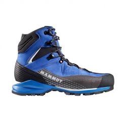 Buty trekkingowe męskie Mammut Kento Guide Ii High Gtx. Niebieskie buty trekkingowe męskie Mammut, bez wzorów, z materiału, za kostkę, bez zapięcia, trekkingowe. Za 1,405.00 zł.