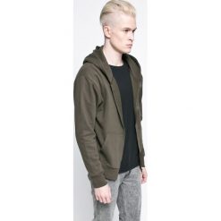 Review - Bluza. Szare bluzy rozpinane męskie Review, l, bez wzorów, z bawełny, bez ramiączek, z kapturem. W wyprzedaży za 69.90 zł.
