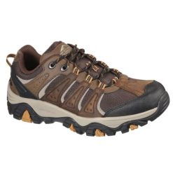 Buty trekkingowe Męskie Skechers. Brązowe buty trekkingowe męskie Skechers, bez wzorów, bez zapięcia, trekkingowe, skechers sport. Za 266.99 zł.