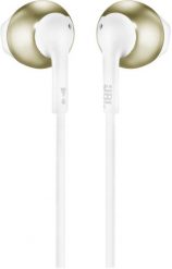 JBL Tune 205 wired in-ear headphones, gold. Słuchawki douszne JBL. Za 77.41 zł.