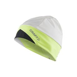 Czapka Craft Adv Lumen Fleece. Białe czapki męskie Craft, bez wzorów, z polaru, sportowe. Za 185.00 zł.