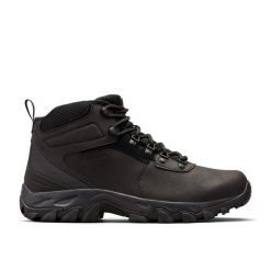 Columbia Buty Newton Ridge Plus Ii Waterproof 1594731011. Czarne buty trekkingowe męskie Columbia, bez wzorów, z materiału, bez zapięcia. Za 459.99 zł.