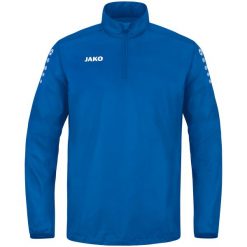 Bluza dresowa zapinana na zamek błyskawiczny Jako Team. Niebieskie bluzy rozpinane męskie Jako, m, bez wzorów, z dresówki, sportowe, bez ramiączek, bez kaptura. Za 263.50 zł.
