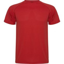 Męska Koszulka Sportowa Montecarlo Z Krótkim Rękawem. Czerwone t-shirty sportowe męskie ROLY, m, bez wzorów, sportowe, bez ramiączek. Za 33.99 zł.