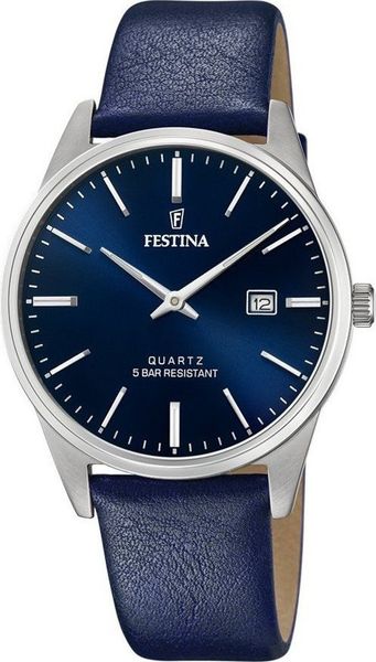 Zegarek Festina Zegarek męski Festina F20512-3 niebieski. Niebieskie zegarki męskie Festina. Za 364.00 zł.