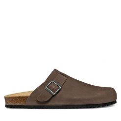 Klapki Geox. Brązowe klapki i japonki męskie Geox, bez wzorów. Za 309.99 zł.