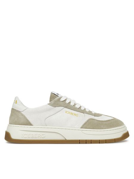 Iceberg Sneakersy IU17240C Écru. Buty sportowe na co dzień męskie Iceberg, m, bez wzorów, ze skóry, bez ramiączek, bez kaptura. Za 1,159.00 zł.