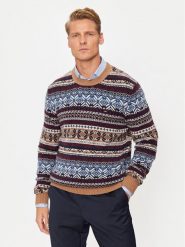 Tommy Hilfiger Sweter MW0MW37026 Brązowy Regular Fit. Brązowe kardigany męskie Tommy Hilfiger, m, bez wzorów, z wełny, bez ramiączek. Za 369.99 zł.