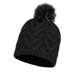 Czapka zimowa z pomponem Buff Knitted & Fleece Band Hat. Czarne czapki męskie Buff, na zimę, bez wzorów, sportowe. Za 129.99 zł.