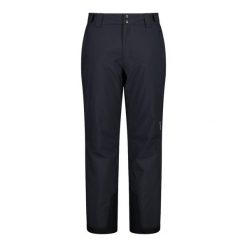 Spodnie narciarskie z tkaniny żakardowej CMP. Czarne spodnie narciarskie i snowboardowe męskie CMP, bez wzorów, z tkaniny, narciarskie. Za 505.85 zł.