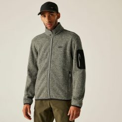Polar męski rozsuwany Newhill. Białe bluzy z polaru męskie Regatta, m, bez wzorów, z dzianiny, eleganckie, bez ramiączek, bez kaptura. W wyprzedaży za 169.99 zł.