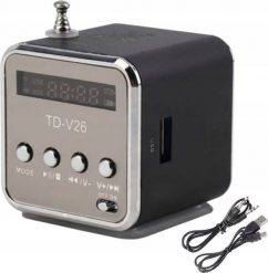 Radio Retoo GŁOŚNIK BEZPRZEWODOWY PRZENOŚNY MINI RADIO FM LED. Radia Retoo. Za 39.99 zł.