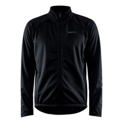 Kurtka z dresu Craft Core Bike Subz. Czarne kurtki outdoor męskie Craft, bez wzorów, z dresówki, bez kaptura, rowerowe. W wyprzedaży za 243.50 zł.