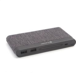 Powerbank Platinet Fabric Braided 10000mAh Grafitowy. Szare powerbanki Platinet. Za 120.71 zł.