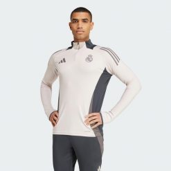 Bluza Real Madrid Tiro 24 Competition Training. Brązowe bluzy nierozpinane męskie ADIDAS, s, bez wzorów, z dresówki, sportowe, bez ramiączek, bez kaptura. W wyprzedaży za 281.30 zł.