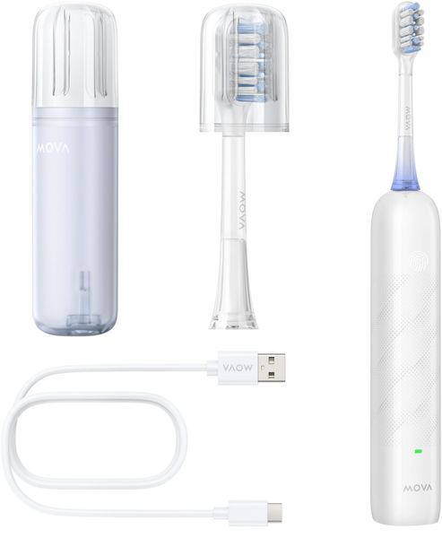 Elektryczna Szczoteczka do Zębów MOVA Fresh by Dreame Biała Wybielanie FDA. Białe szczoteczki elektryczne Mova. Za 383.70 zł.