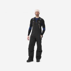 Spodnie snowboardowe ogrodniczki męskie Dreamscape SNB 900 UP. Brązowe spodnie narciarskie i snowboardowe męskie DREAMSCAPE, bez wzorów, z materiału, narciarskie. W wyprzedaży za 599.99 zł.
