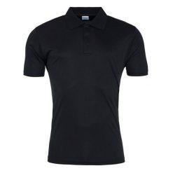 Męska Gładka Koszulka Polo. Fioletowe koszulki polo męskie JUST COOL, m, bez wzorów, bez kołnierzyka, bez ramiączek. Za 65.99 zł.