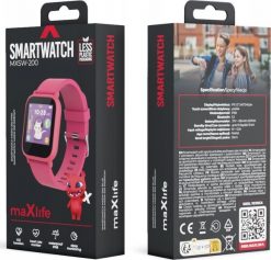 Smartwatch MaxLife Maxlife smartwatch Kids MXSW-200 różowy. Czerwone zegarki smartwatch MaxLife. Za 121.86 zł.
