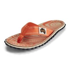 Japonki Gumbies Cairns Flip-Flops Unisex GU-FFISL130 pomarańczowe. Brązowe klapki i japonki męskie bez wzorów, z bawełny. Za 255.14 zł.