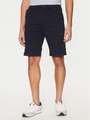Calvin Klein Szorty materiałowe Modern Twill K10K114067 Granatowy Regular Fit. Niebieskie szorty męskie Calvin Klein, bez wzorów, z bawełny. Za 279.99 zł.