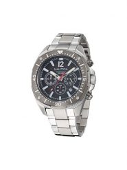 Nautica Zegarek Sporty Chronograph NAPBSS505 Srebrny. Szare zegarki męskie Nautica, srebrne. Za 1,029.00 zł.