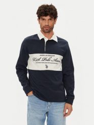 U.S. Polo Assn. Polo MUP4075 Granatowy Regular Fit. Niebieskie koszulki polo męskie U.S. Polo Assn., m, bez wzorów, z bawełny, bez kołnierzyka, bez ramiączek. Za 319.99 zł.