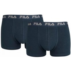 Fila Męskie Bokserki 2-Pakiet Marynarka M. Niebieskie marynarki męskie Fila, m, bez wzorów, z bawełny. Za 159.99 zł.