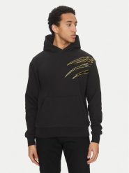 Plein Sport Bluza SAEC MJB3588 STE001N Czarny Relaxed Fit. Czarne bluzy bez kaptura męskie Plein Sport, m, bez wzorów, z bawełny, bez kaptura. Za 649.99 zł.