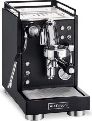 Ekspres do kawy Mini Cellini czarny mat. Czarne ekspresy kolbowe La Pavoni. Za 5,499.00 zł.