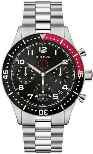 Zegarek męski Bulova 98B451 srebrny. Szare zegarki męskie Bulova, srebrne. Za 5,090.00 zł.