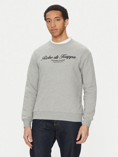 Robe di Kappa Bluza Robe Giovani 641411W Szary Regular Fit. Szare bluzy nierozpinane męskie Robe di Kappa, m, bez wzorów, z bawełny, bez ramiączek, bez kaptura. Za 279.99 zł.